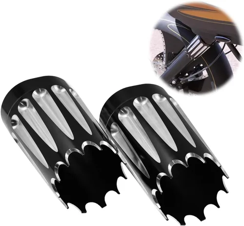 Miniatura 5 de Cubre horquillas superiores CNC HDBUBALUS para Harley Harley Touring Road King Street Electra Glide FLT FLHR FLHT FLHX FLSTF FLSTN