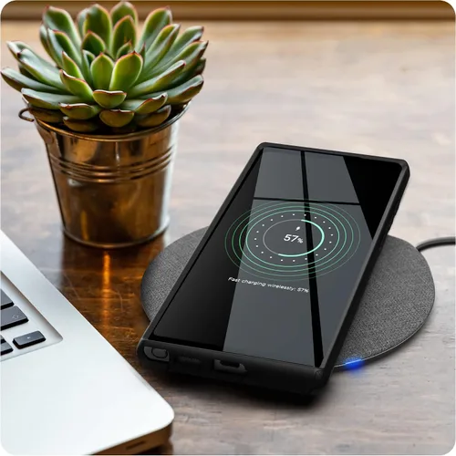 Miniatura 4 de ENCASED Funda protectora para Samsung Galaxy S22 Ultra - Cubierta de teléfono resistente (negro)