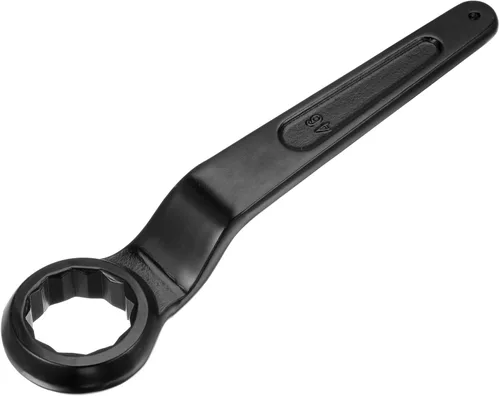 Miniatura 17 de uxcell Llave de impacto de extremo de caja compensada de 30mm tipo anillo de anillo de cabeza única de acero de alta resistencia Herramienta de mano