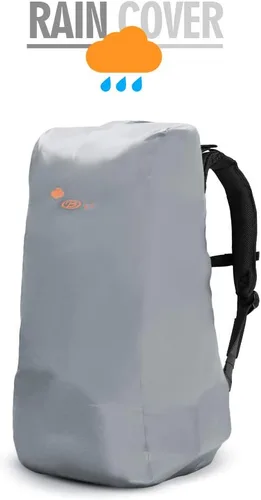 Miniatura 6 de Mochila impermeable para cámara DSLR grande con compartimentos para laptop de 17 pulgadas, cubierta para lluvia, soporte para trípode, funda