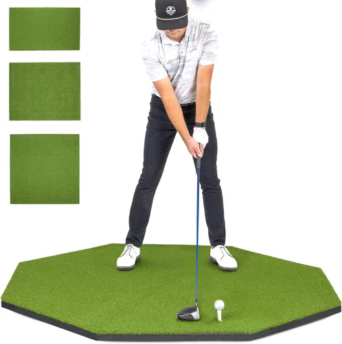 Miniatura 8 de GoSports Elite Golf Hitting Mat for Indoor and Outdoor Practice - Withstands Thousands of Shots - Heavy-Duty Turf Driving Range Mats Works with Golf