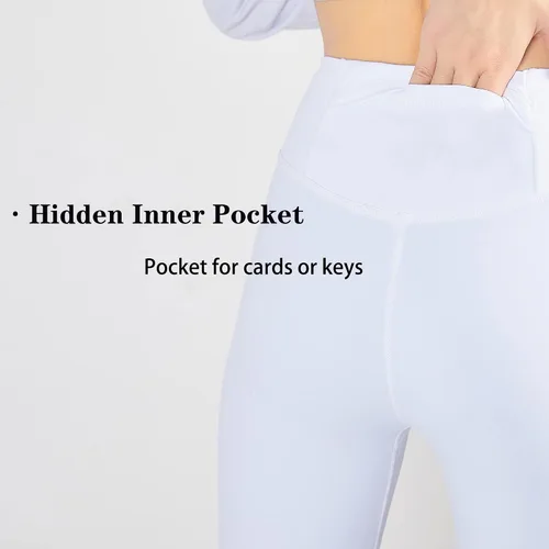 Miniatura 2 de Kiderence Leggings deportivos para niñas pequeñas, pantalones de yoga con bolsillo