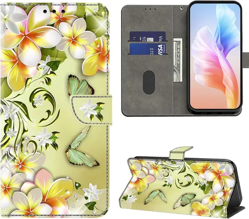 Miniatura 39 de Funda para Samsung Galaxy S22, cartera Flip Folio lindo 3D pintado de dibujos animados PU Funda de cuero PU para niñas mujeres ranuras para tarjetas