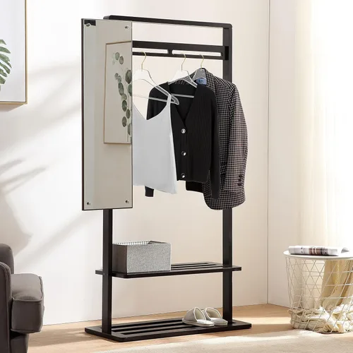 Miniatura 6 de Quality Hangers Perchas de acrílico transparente Lucite – Paquete de 5 con barra de ganchos dorados mate – Perchas para ropa como pantalones, Gancho