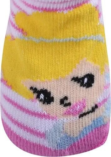 Miniatura 3 de Disney Princess Paquete múltiple de calcetines de cuarto de bebé para niñas Nieve