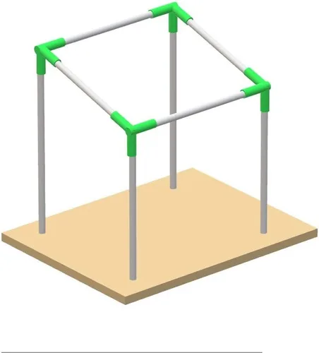 Miniatura 9 de GoodsZone - Kit de accesorios para toldo de 1-3/8" pulgadas, para techo inclinado, cochera, cenador, inclinable a cobertizo, conectores para marco