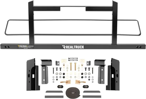 Miniatura 29 de Kit de hardware RealTruck BACKRACK para uso con tapa de remolque de perfil bajo, negro, sin perforación 40120 Compatible con Chevrolet/GMC