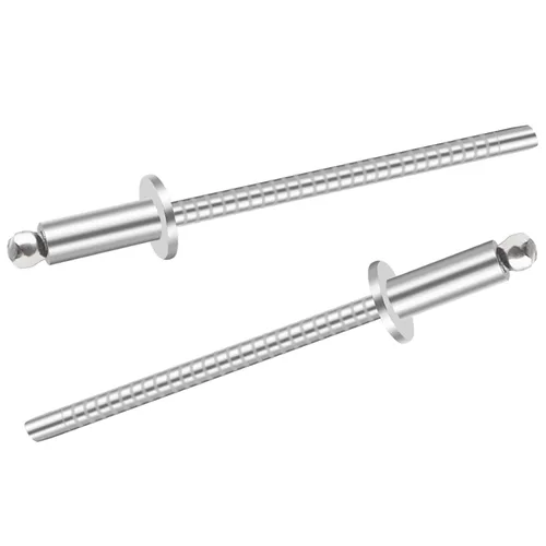 Miniatura 9 de 90 remaches ciegos de aluminio con brida grande, 3/16 pulgadas x 5/8 pulgadas, diámetro de brida 5/8 pulgadas (0.630 in), kit surtido de remaches