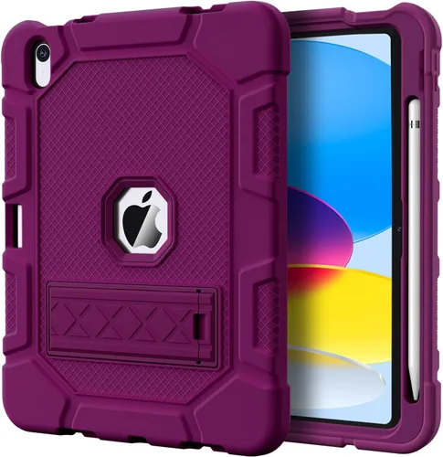 Miniatura 18 de Azzsy Funda para iPad 10.ª generación de 10.9 pulgadas, 2022, soporte integrado para lápiz Apple, funda protectora resistente a prueba de golpes