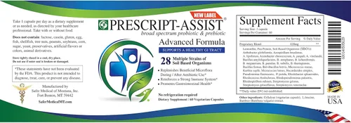 Miniatura 7 de Prescript Assist - Prebióticos y probióticos para la salud digestiva e inmunológica con proteína de guisante avanzada, 28 cepas de microflora