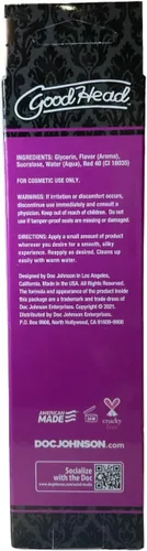 Miniatura 4 de ASK GRANDPA GOURMET COFFEES Goodhead Warming Oral Delight Gel - 4 Oz Fresa
