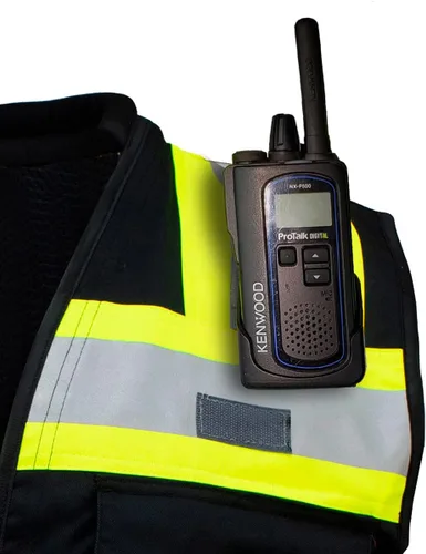 Miniatura 6 de SU500 Premium Surveyors Clase 2 Chaleco resistente, bolsillos para tableta y acolchado para el cuello Negro