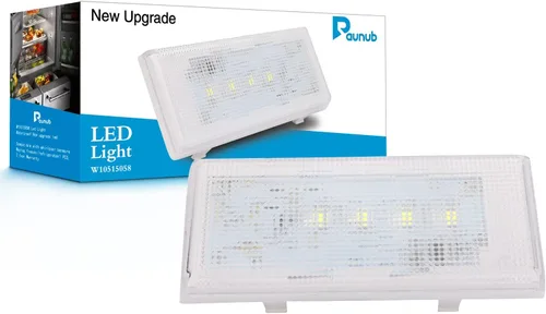Nueva Luz Principal LED de Refrigerador Mejorada W10515058 Reemplazo Compatible con Whirlpool, Kenmore, Maytag, KitchenAid, Impermeable, 1 Pieza,