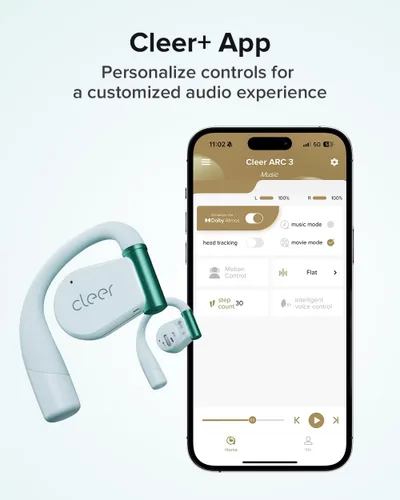 Miniatura 7 de Cleer ARC 3 Auriculares de Oído Abierto - Dolby Audio, Snapdragon Sound True Wireless Earbuds, Batería de 50Hr, Bluetooth 5.4, IPX 7, Multi-Punto