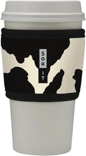 Miniatura 14 de Sok It HotSok Coffee & Tea - Funda de neopreno con aislamiento reutilizable (floral abstracto)