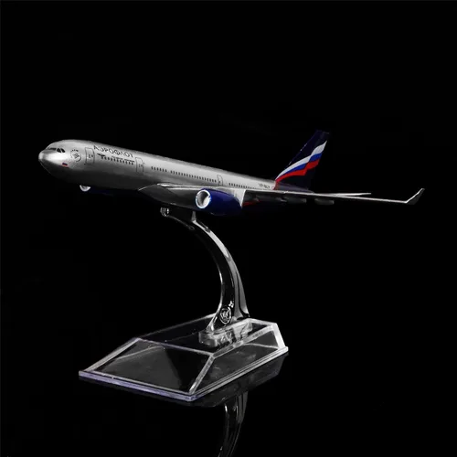 Miniatura 2 de 24-Hours Aeroflot-Russian Airlines Aeroflot-Russian Airlines Airbus A330 Modelos de aviones Die-cast 1:400