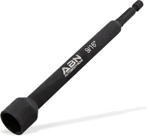 Miniatura 8 de ABN Herramienta de destornillador de tuerca de impacto de 1/2 pulgada – SAE 6 pulgadas de vástago largo, puntas magnéticas, vástago hexagonal de 1/4