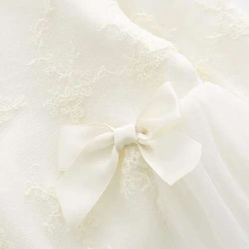 Miniatura 67 de Vestido de otoño de manga larga para niña pequeña, vestido de encaje con flores, boda, primer cumpleaños, bautizo, vestido con sombrero