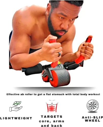 Miniatura 5 de APB Blast Ab Roller, con soporte de codo grueso con resorte de resistencia. Entrenamiento abdominal para ejercicios abdominales y ejercicios