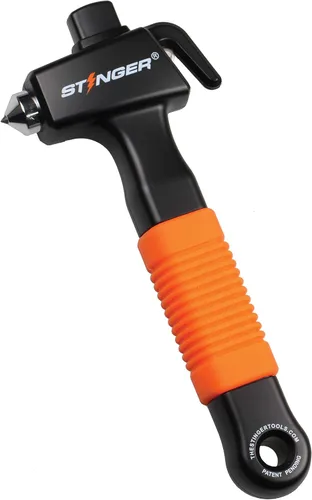 Miniatura 11 de Stinger Super Duty Herramienta de escape de emergencia para automóvil, martillo de seguridad de vehículo de acero al carbono endurecido, 1 pieza