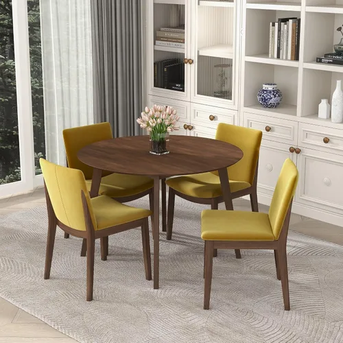 Miniatura 5 de Mesa de comedor (nogal)