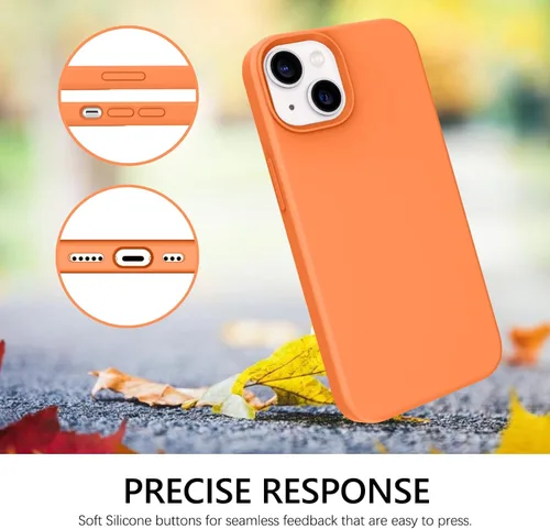 Miniatura 214 de GUAGUA Funda compatible con iPhone 17 Pro Max de 6.9 pulgadas, silicona líquida, goma de gel suave, delgada, forro de microfibra delgada