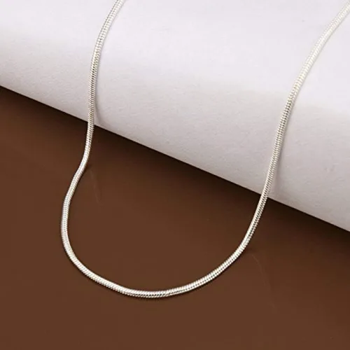 Miniatura 4 de Fashion - Cadena de plata de ley 925 (0.039 in, cadena de serpiente)
