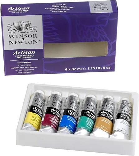 Miniatura 11 de Winsor & Newton Set de 10 tubos de pintura al óleo al agua, 21 ml