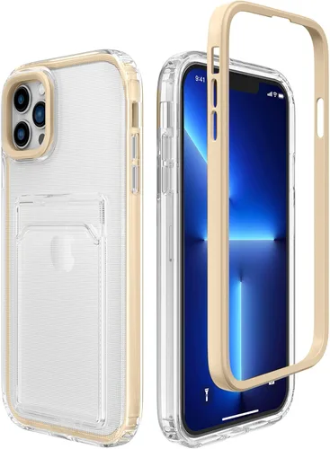 Miniatura 12 de ZCDAYE Funda para iPhone 13 Pro Max, iPhone 13 Pro Max (6.7 pulgadas) Funda con tarjetero y funda transparente de TPU suave a prueba de golpes