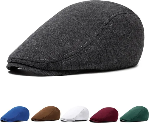 Miniatura 2 de UTTPLL - Gorras Newsboy para hombre de algodón, gorra plana, ajuste suave, sombrero de taxista para invierno, Gatsby, trajes vintage