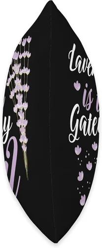 Miniatura 2 de Health Fitness Gift Exercise Apparel Kanig Designs EO Practitioner Lavender is The Gateway Essential Oils Throw Pillow, 16x16, Multicolor