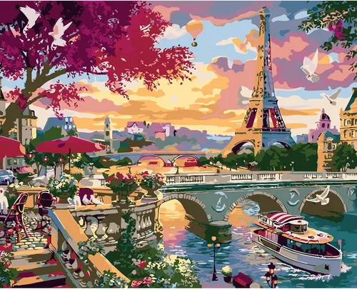 Miniatura 13 de QUITEDEW Pintura por números para adultos, pintura de cascada de montaña por números, kits de pintura de paisaje natural por números, adecuado