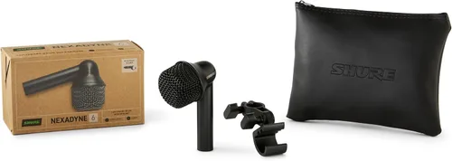 Miniatura 5 de Shure Nexadyne 6 Micrófono para Tom/Caja con Tecnología Revonic - Micrófono Dinámico Supercardioide para Rendimiento Profesional, Aislamiento