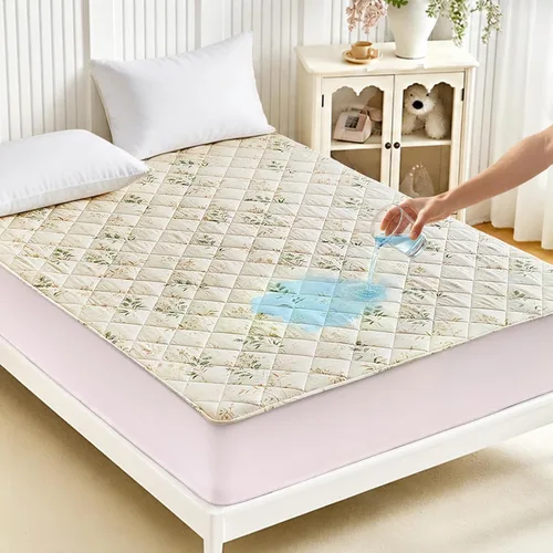 Miniatura 10 de Tokokimo Protector de colchón 100% impermeable, funda de colchón refrescante, sábana bajera ajustable de bolsillo profundo con banda de goma elástica