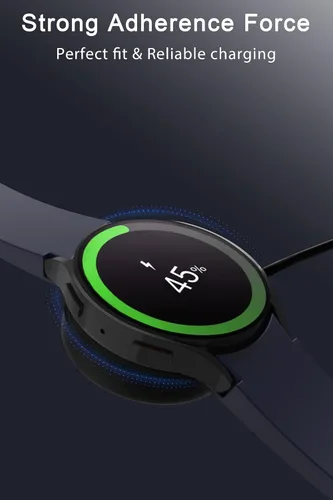 Miniatura 3 de Cable USB compatible con Samsung Galaxy Watch7/Ultra/6/6 Classic/5/5 Pro/4/4 Classic/3/Fe/Active 2/Cargador activo Base de carga inalámbrica