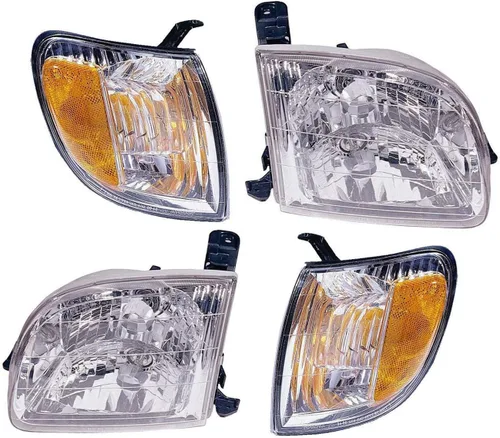 Miniatura 28 de APA - Lámpara de repuesto para faros delanteros con bisel gris para Dakota 1991 1992 1993 1994 1995 1996 con paquete AERO Driver lado izquierdo