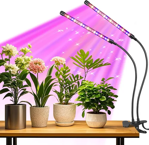 Miniatura 14 de Luces de cultivo de mejora con 168 LEDs, luces de planta con clip para plantas de interior, lámparas de crecimiento de plantas LED blancas+rojas