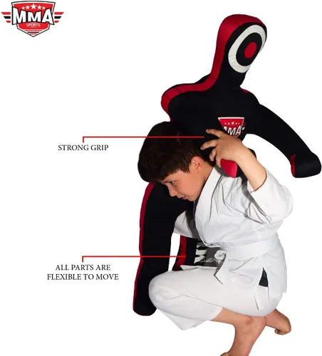 Miniatura 4 de MMA Doctor Bane MMA - Saco de boxeo brasileño para karate, con posición de pie, 4 pies, sin relleno