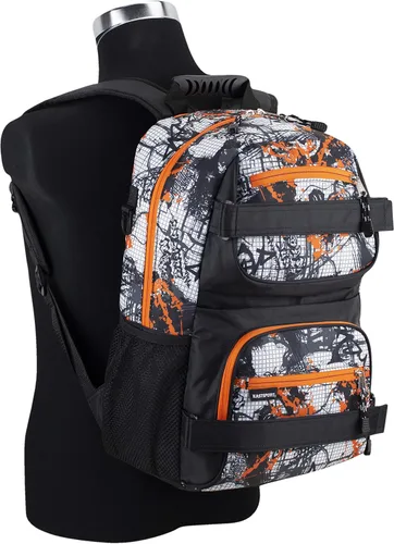 Miniatura 5 de Eastsport Mochila de viaje para monopatín con doble correa, bolsa para computadora portátil, diseño multideportivo para hombres y mujeres, camuflaje