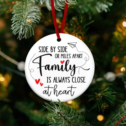 Miniatura 8 de Regalos de Adornos Navideños para Mujeres y Hombres - Adornos Navideños de Cerámica 2025 para Decoraciones del Árbol - Adornos Familiares para Mamá