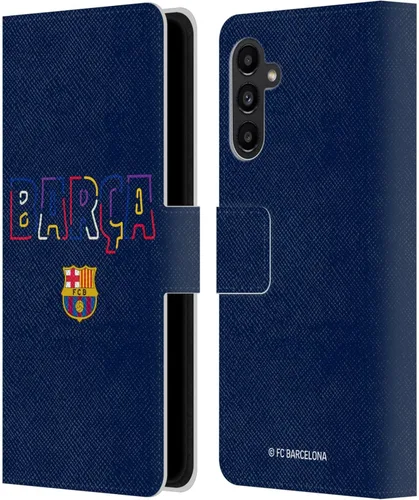 Miniatura 144 de Head Case Designs Funda de piel con licencia oficial del FC Barcelona Barca Crest Graphics para Samsung Galaxy A06 4G