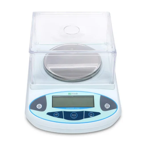 U.S. Solid Balanza analítica de precisión digital 35.27 oz x 0.00 oz, báscula electrónica de alta precisión para laboratorio, joyería, uso industrial