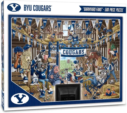 Miniatura 47 de YouTheFan NCAA Barnyard Fans - Rompecabezas de 500 piezas