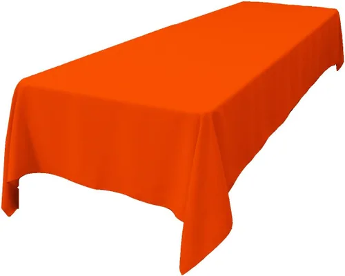 Miniatura 158 de LA Linen Mantel rectangular lavable de popelín de poliéster, resistente a las manchas y a las arrugas, cubierta de mesa 60x84, mantel de tela