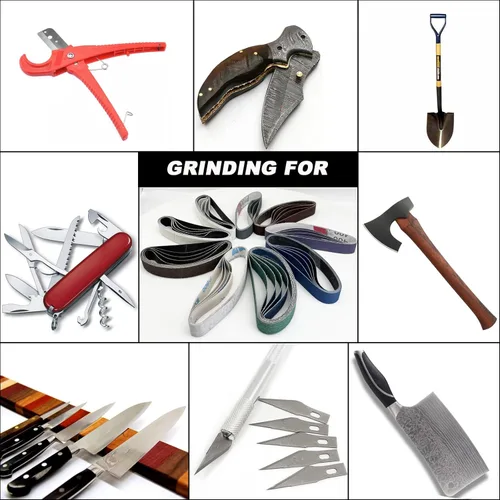 Miniatura 6 de Kit de 45 piezas de banda de lijado de repuesto de 3/4" x 12" para el afilador de cuchillos y herramientas Work Sharp Ken Onion Edition (WSKTS-KO)
