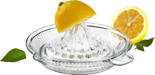 Miniatura 2 de DESTALYA Exprimidor de limón Exprimidor de cítricos de mano Escariador de cristal, extractor manual con mango Boquilla para verter jugo