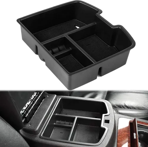 EDBETOS Bandeja organizadora de consola central compatible con GMC Sierra 1500 Chevy Silverado Suburban 2500 Avalanche 07-13 Accesorio 07-14 Sierra