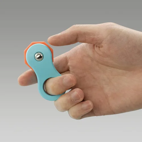 Miniatura 11 de Yolscue Juguete para ansiedad, juguete giratorio para adultos y niños, regalos adecuados para niños con autismo y TDAH, juguete silencioso de Negro