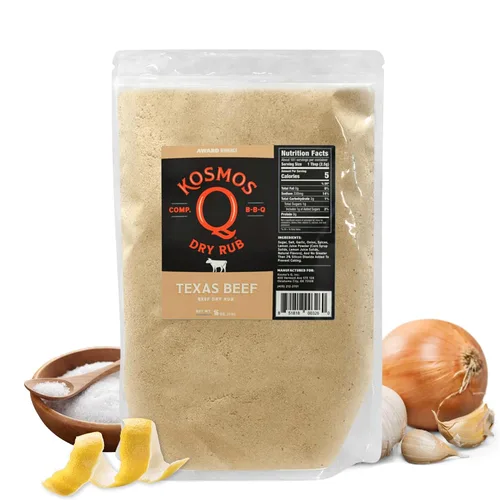 Miniatura 14 de Kosmos Q Funda de vaca Hot BBQ Rub, regalo del día del padre, condimento picante de bistec y pechuga con chile, ajo, cebolla, pimentón y humo