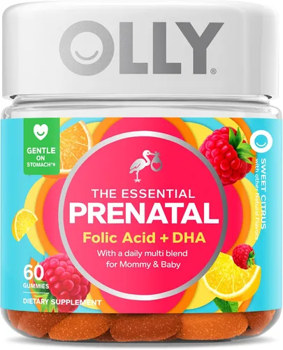 Miniatura 2 de OLLY The Essential - Gomitas multivitamínicas prenatales, suministro para 30 días (gomitas), dulce, ácido fólico y gomitas de belleza innegable